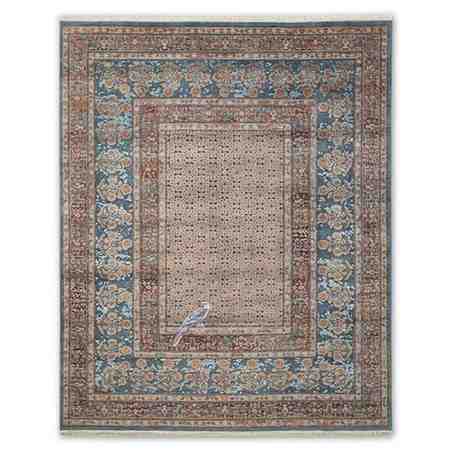 Saiyaam Hand Knotted Woollen And Silk Rug